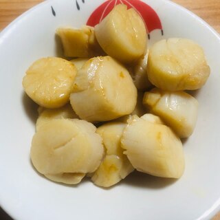 北海道白糠町産ホタテのバター醤油焼き